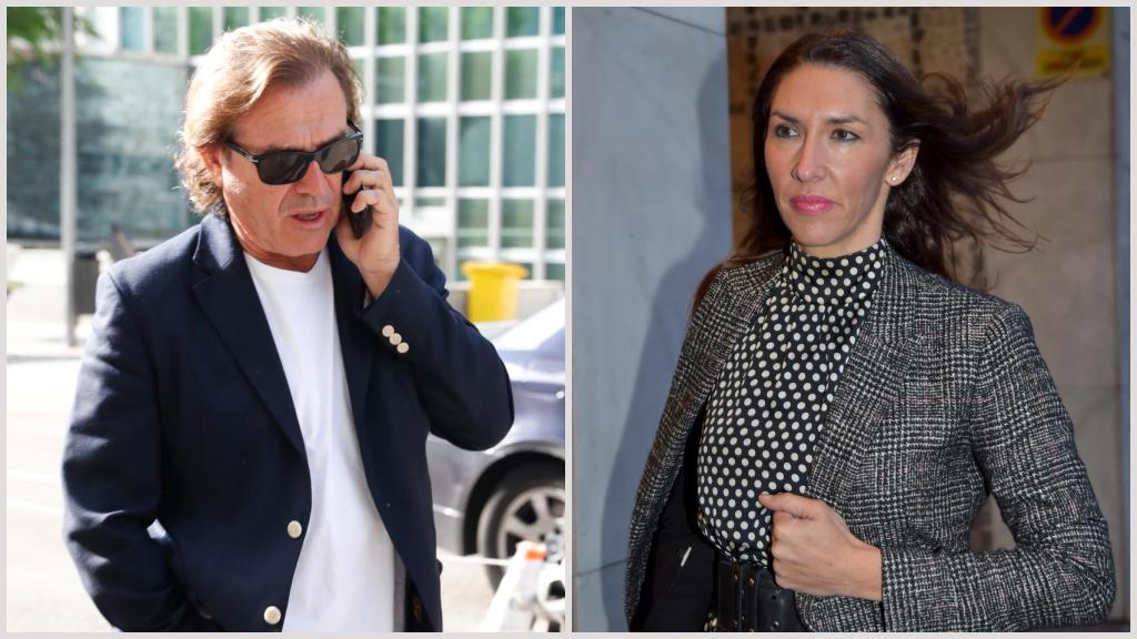 Pepe Navarro y Lorena Aznar en un montaje.