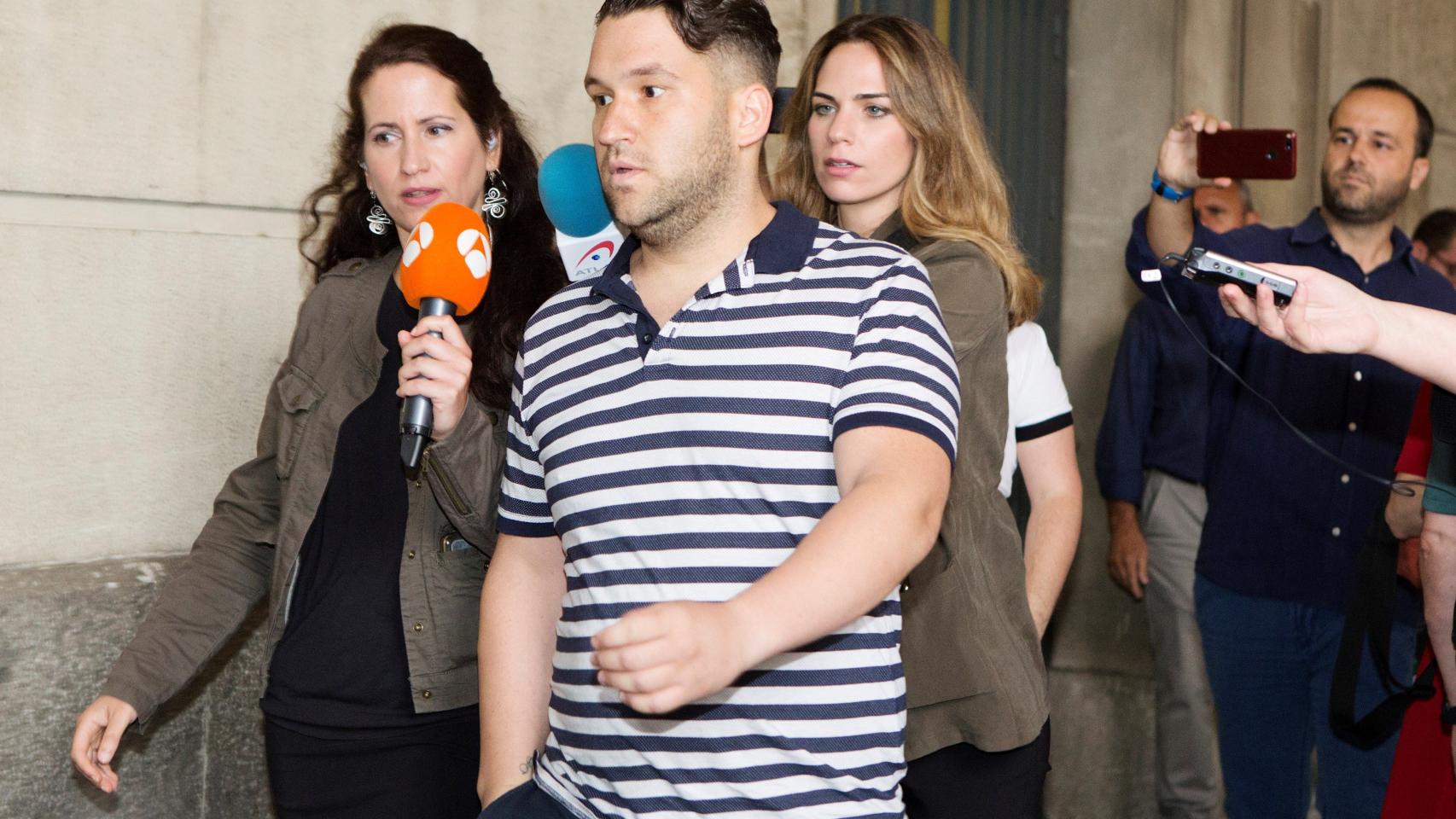 Acude al juzgado de Sevilla José Ángel Prenda, uno de los componentes de La Manada