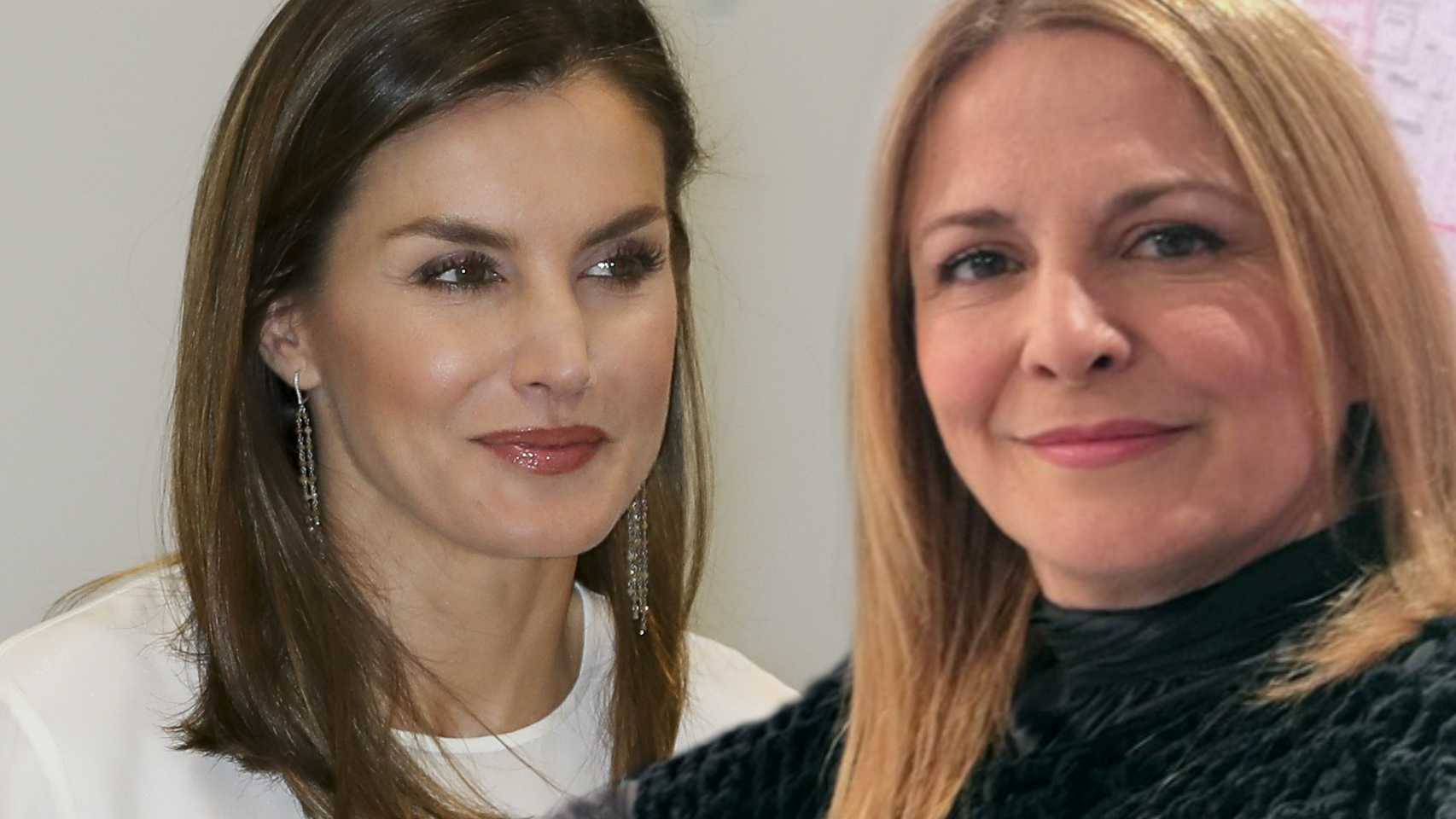 La reina Letizia e Imma Aguilar.