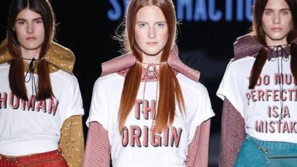 Modelos en el desfile de SystemAction.