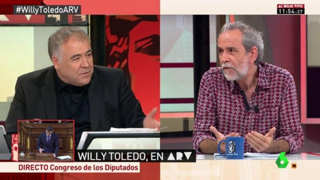 Willy Toledo, a Ferreras: ¿Te preocupas de saber cuánto cobran tus trabajadores?