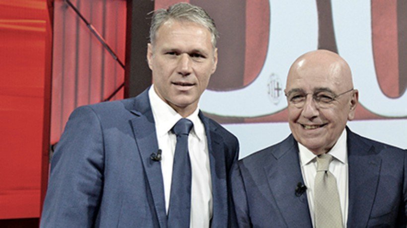 Van Basten y Galliani. Foto acmilan.com