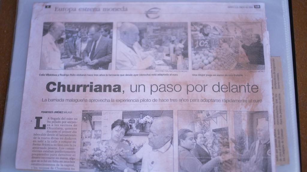 Recorte del diario 'SUR'.
