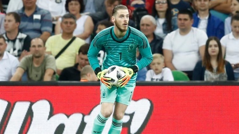 De Gea durante un partido de España. Foto: Facebook (@sefutbol).