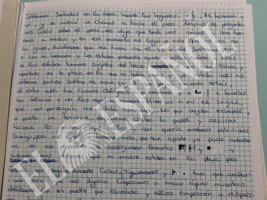 Irene también ha escrito su versión de lo sucedido.