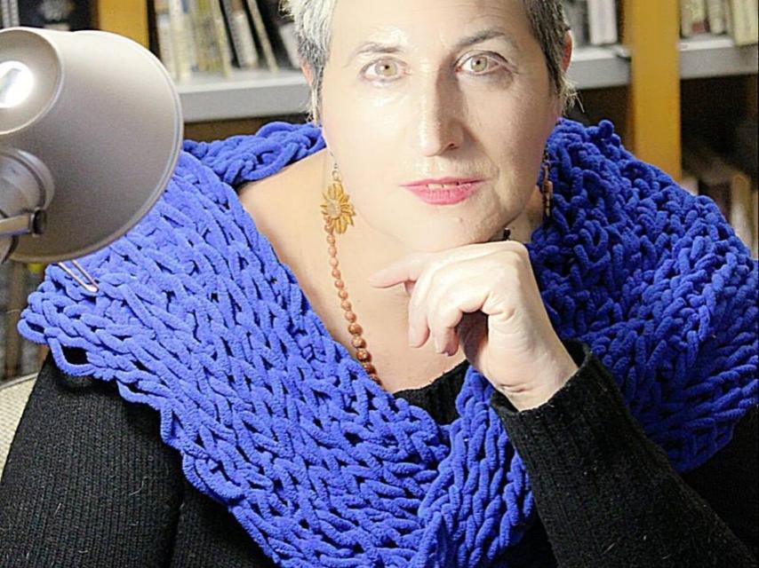 Carmen Puerta, responsable de Karmacolor en Estella.