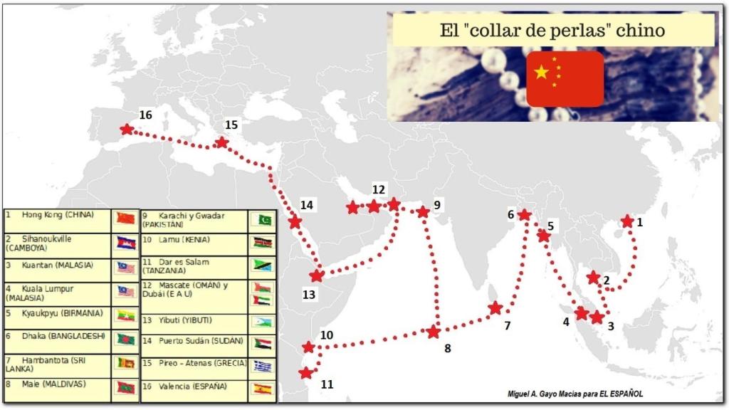El c'ollar de perlas' chino