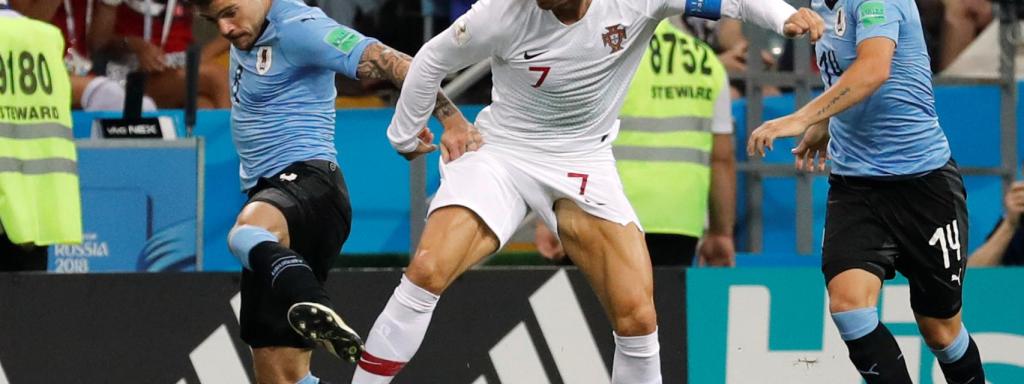 Cristiano Ronaldo ante Irán.