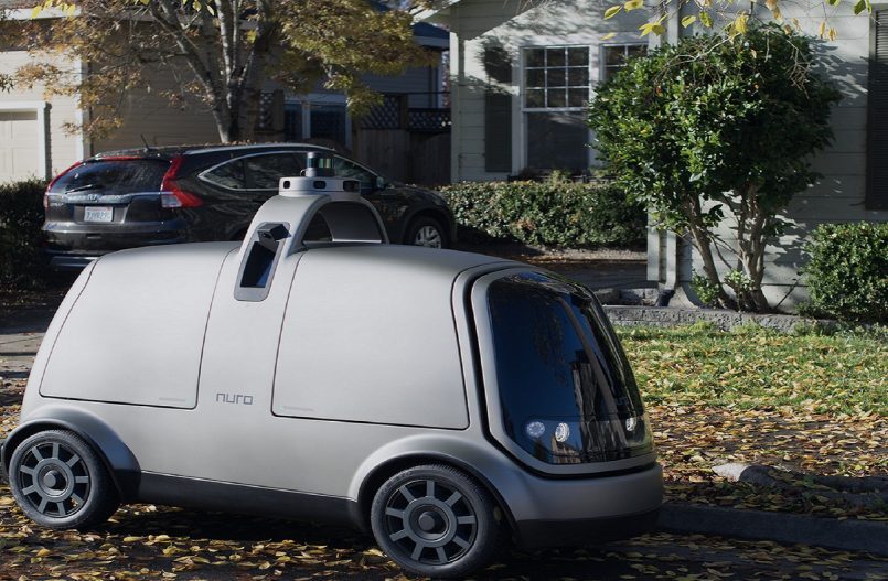 nuro kroger supermercado reparto robot autonomo