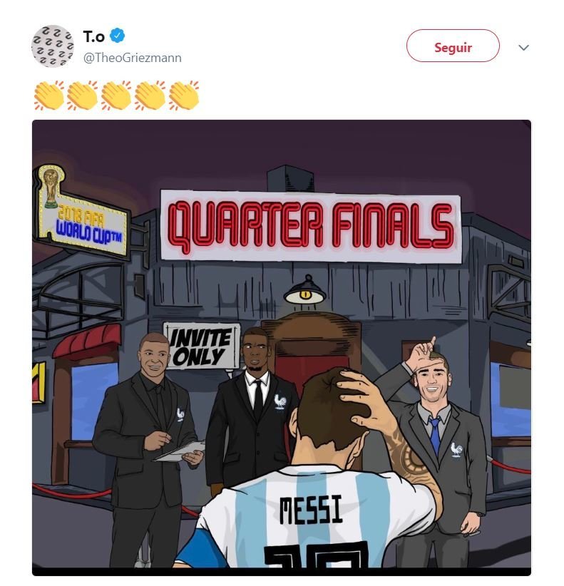 El hermano de Griezmann se burla de Messi.