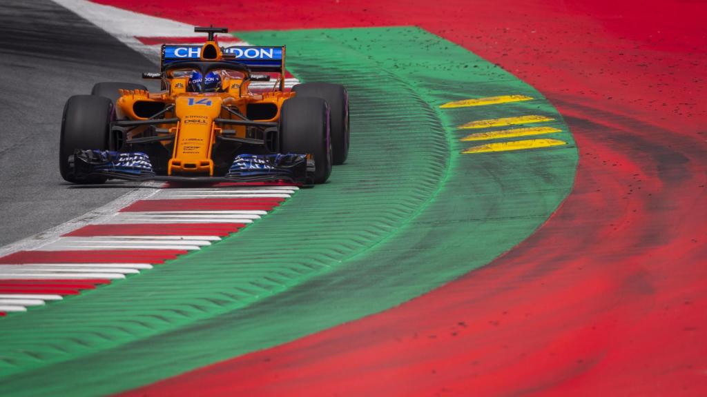 Fernando Alonso este fin de semana en Austria.