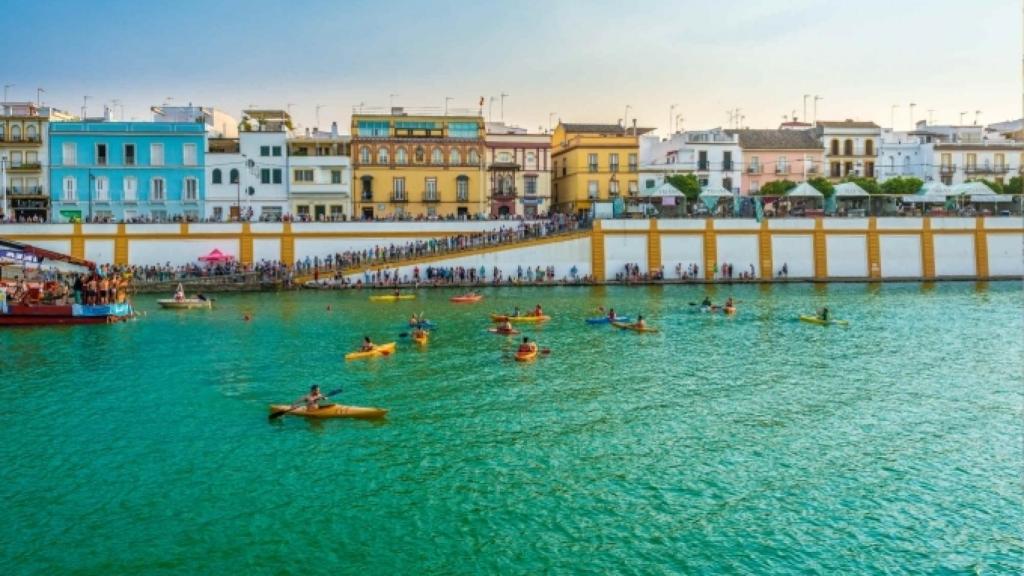 El barrio de Triana, uno de los más famosos de Sevilla.