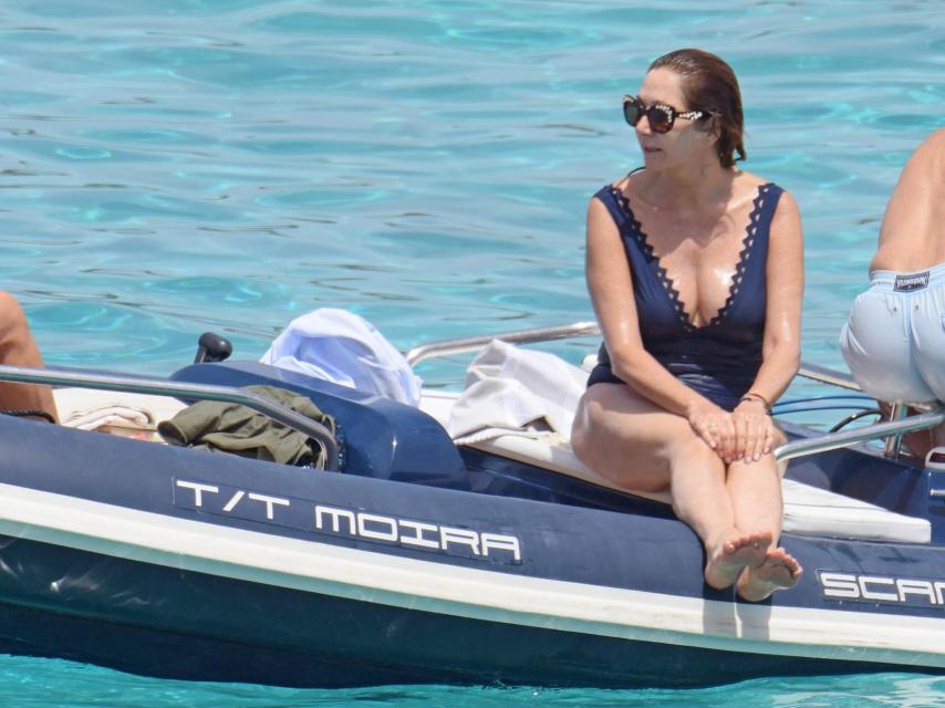 Ana rosa, de vacaciones en Ibiza.