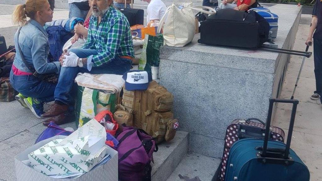 Familias en la calle