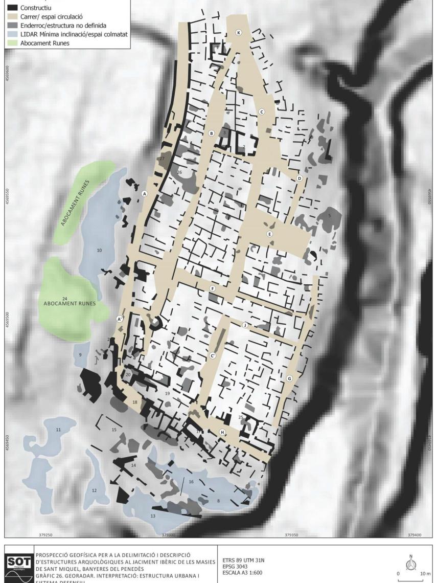 Imagen de la ciudad íbera descubierta en Tarragona.