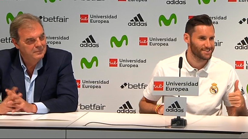 Juan Carlos Sánchez y Rudy Fernández