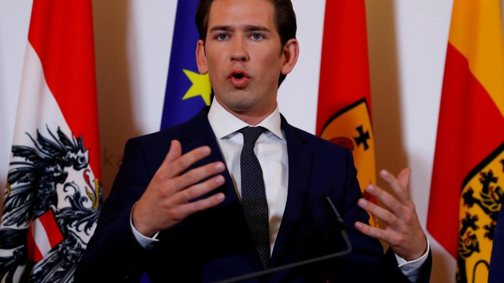 El canciller austríaco Sebastian Kurz