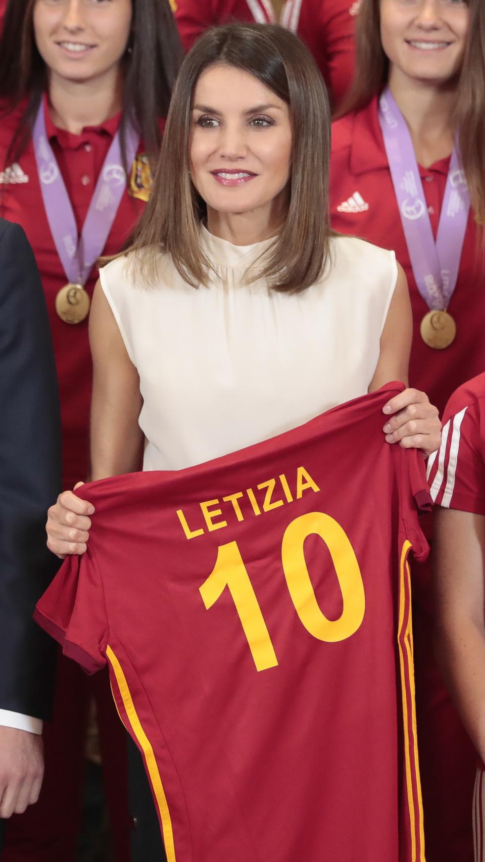 La monarca en Zarzuela.