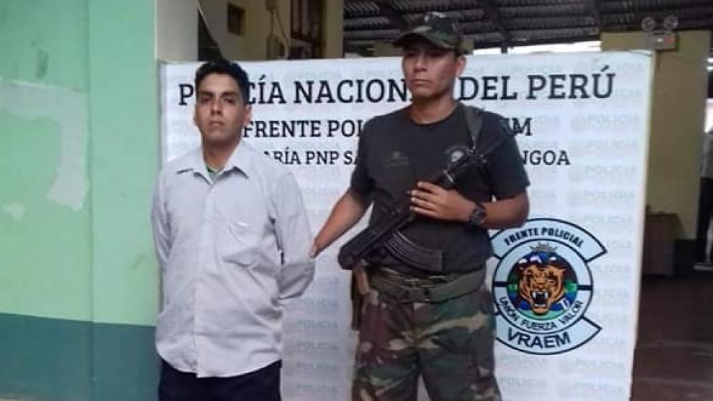 El Príncipe Gurdjieff, poco después de ser detenido.