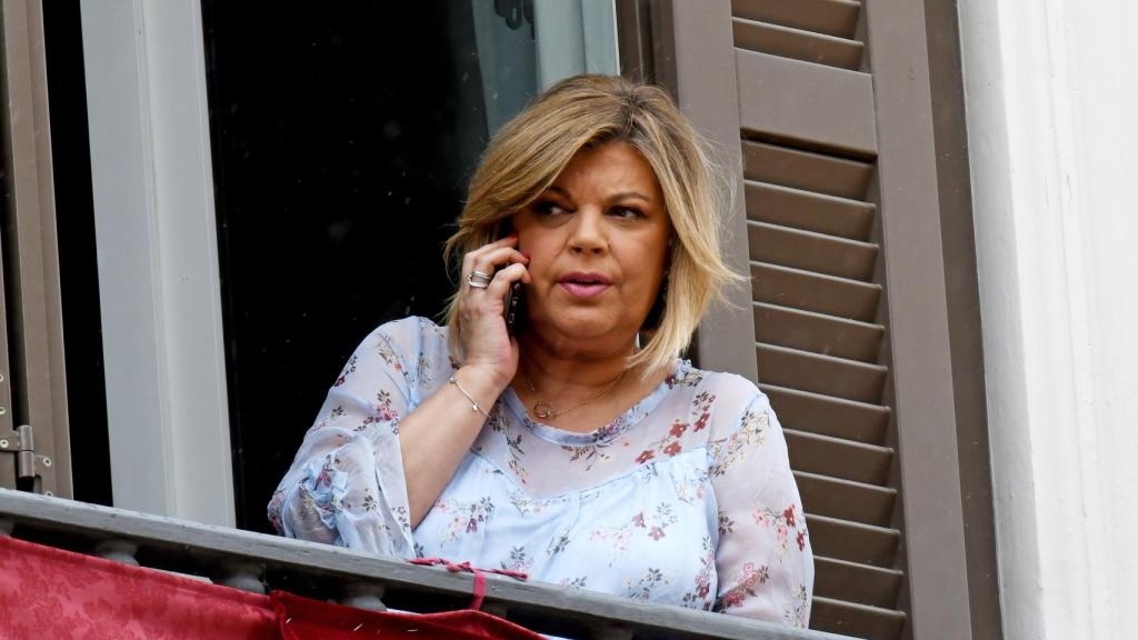 Terelu Campos en la Semana Santa de Málaga.