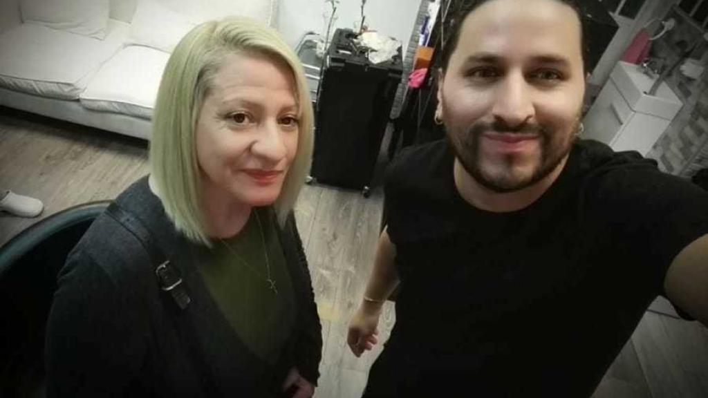 Martha y su peluquero Ezequiel