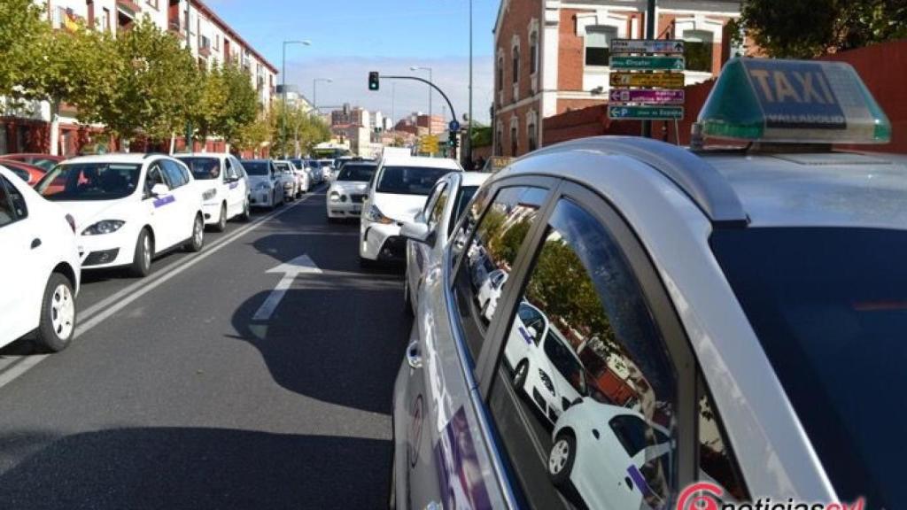 manifestacion taxistas avatar valladolid 10