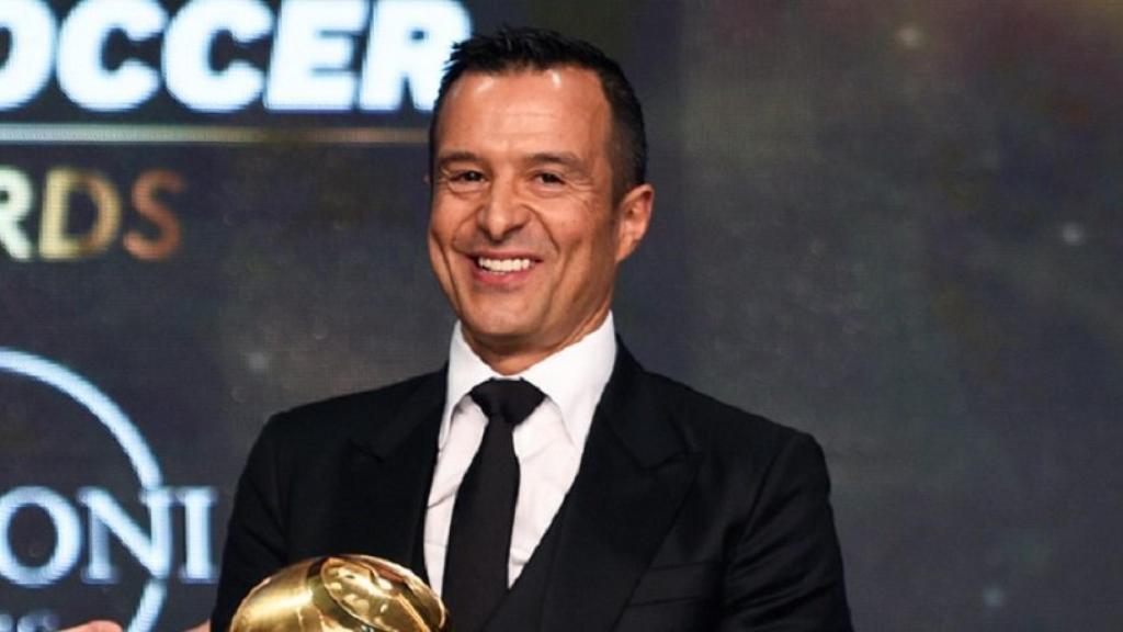 Jorge Mendes, en una entrega de premios