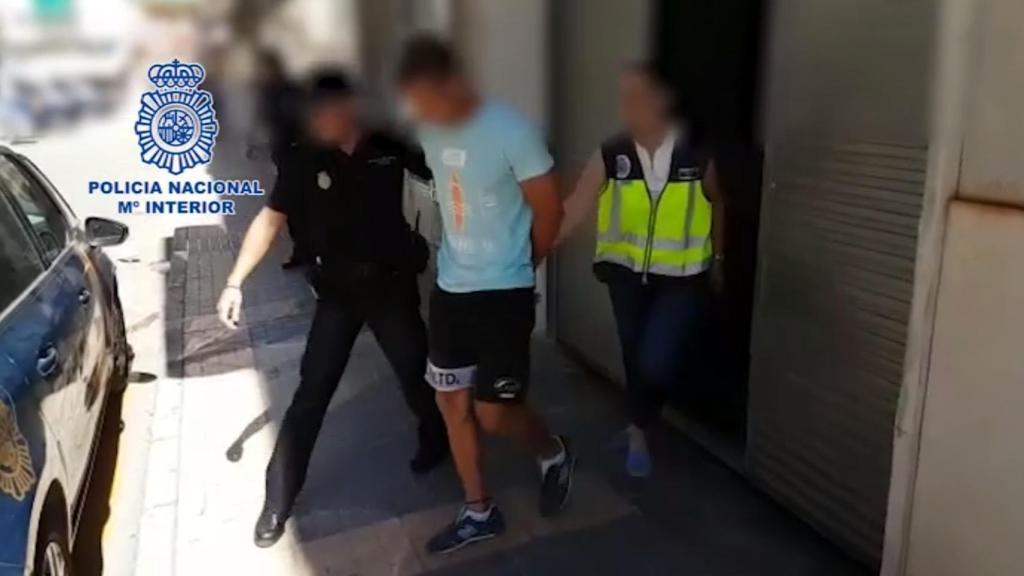 Imagen de la detención del violador de Lugo.
