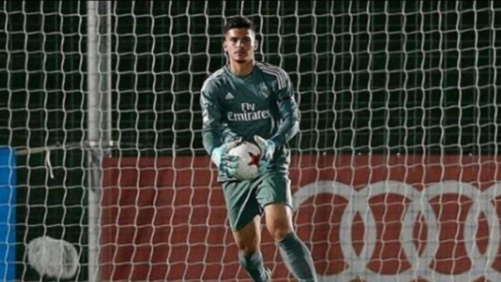 Javier Belman, portero del Real Madrid Castilla