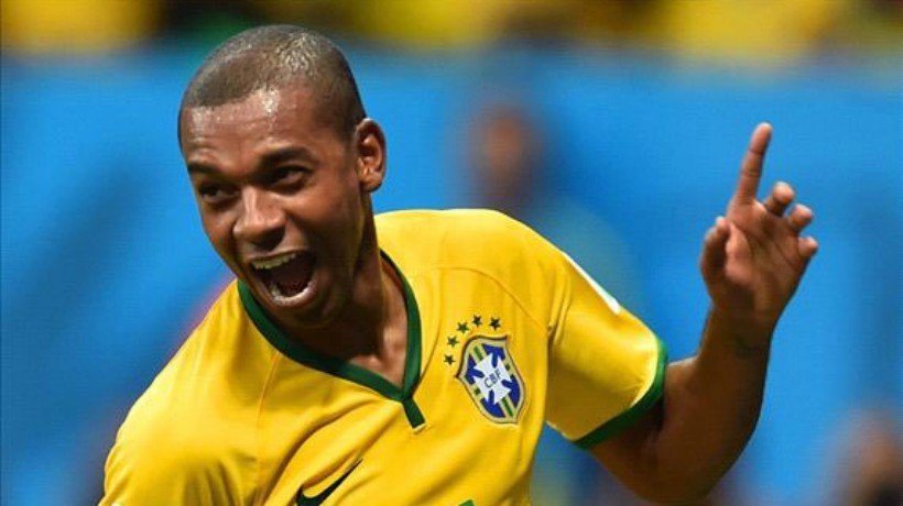 Fernandinho con la selección brasileña. Foto. Twitter (@fernandinho)