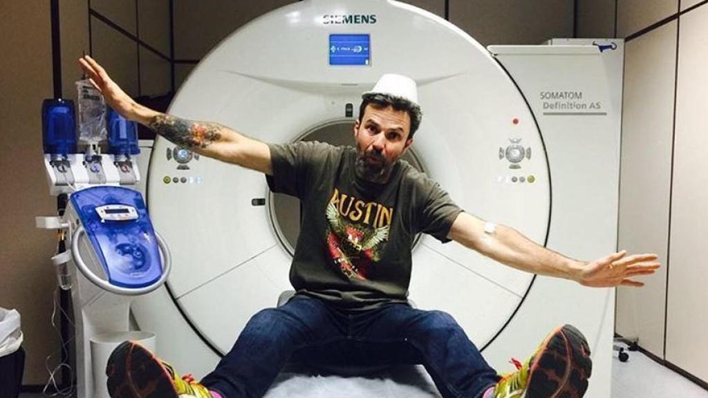 Pau Donés en el hospital.