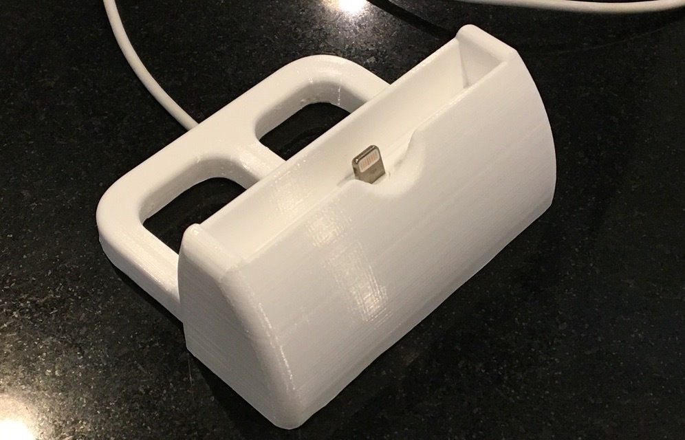 cargador iphone impreso en 3d