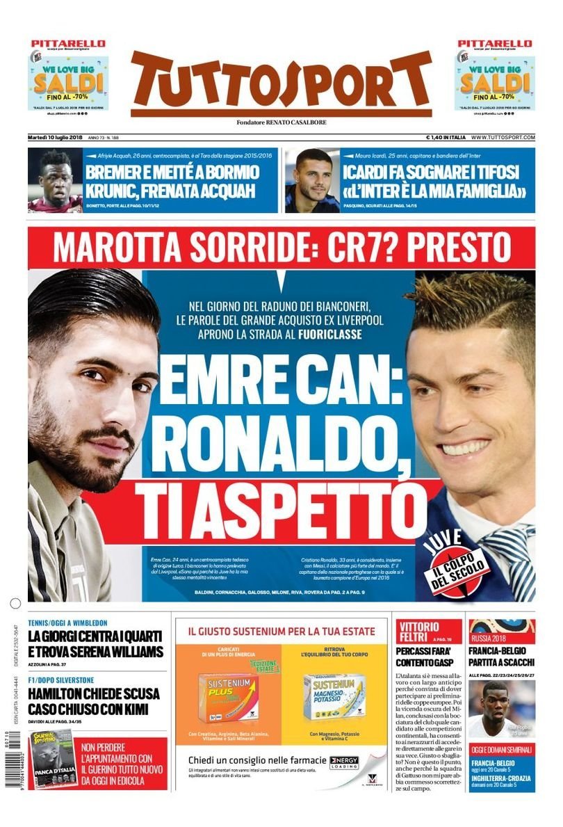Portada Tuttosport