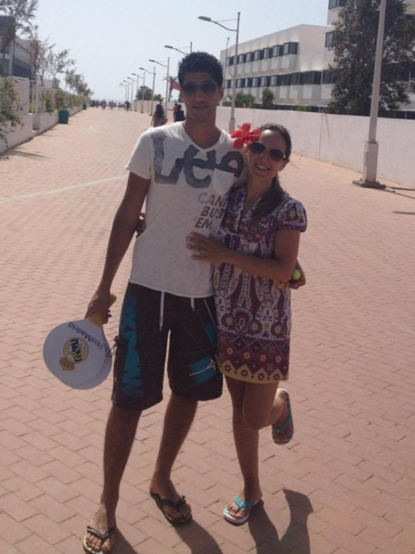 Manuela Morales en una foto que compartió en Facebook con su marido y presunto asesino.