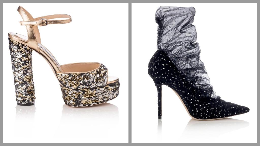 Algunas piezas de la nueva colección de Jimmy Choo.