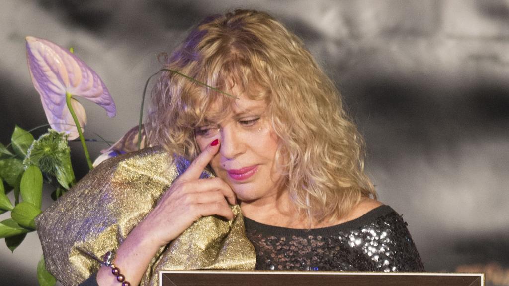 Bárbara Rey en un homenaje.