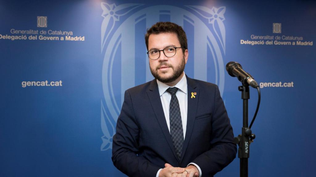 El vicepresidente de Cataluña, Père Aragonés.