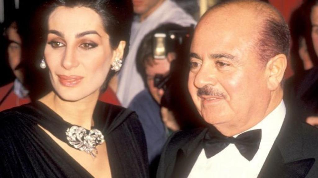Shahpari Zanganeh y Adnan Khashoggi.
