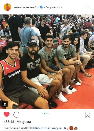 Asensio, espectador de lujo en la Summer League