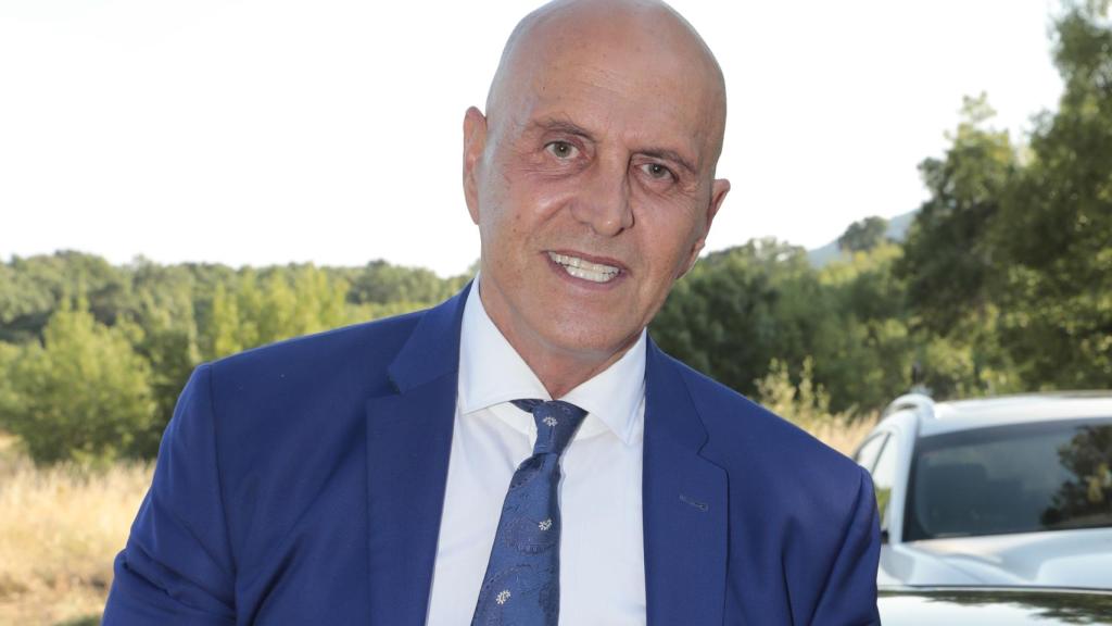 Kiko Matamoros el día de la boda de su hijo.