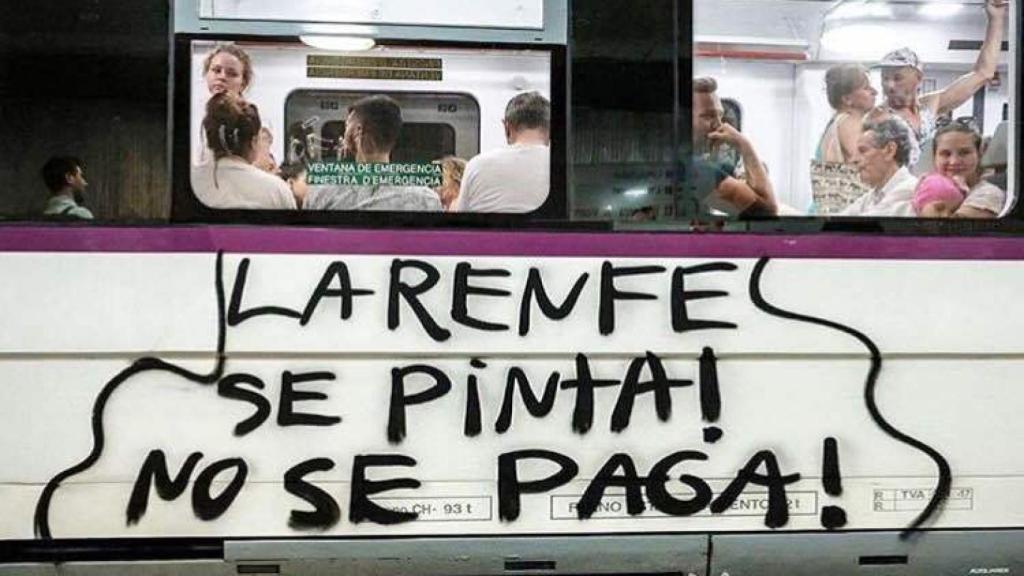 La Renfe se pinta, no se paga