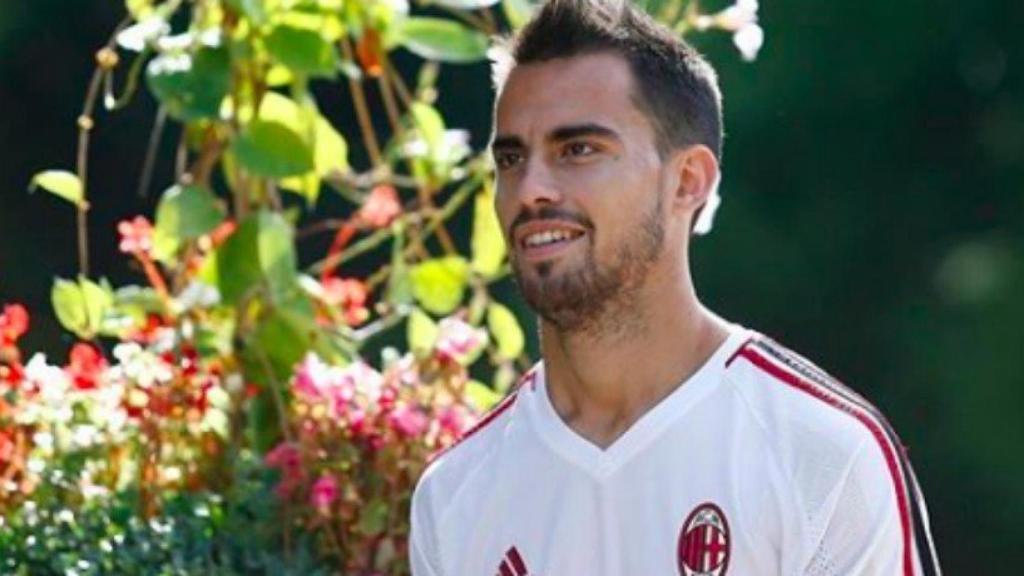 Suso, concentrado con el Milan. Foto Instagram (@suso)