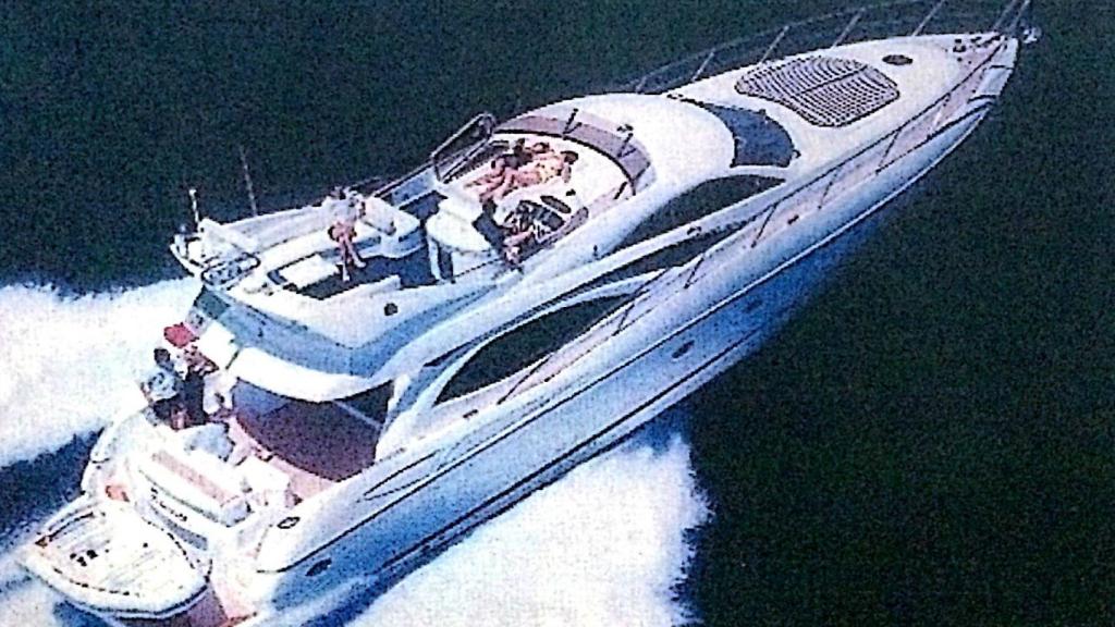 El yate alquilado por David Marjaliza en las Islas Baleares.