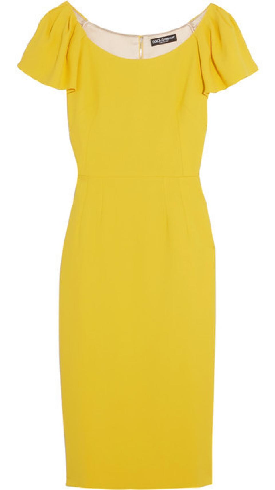 El vestido de Dolce and Gabanna.