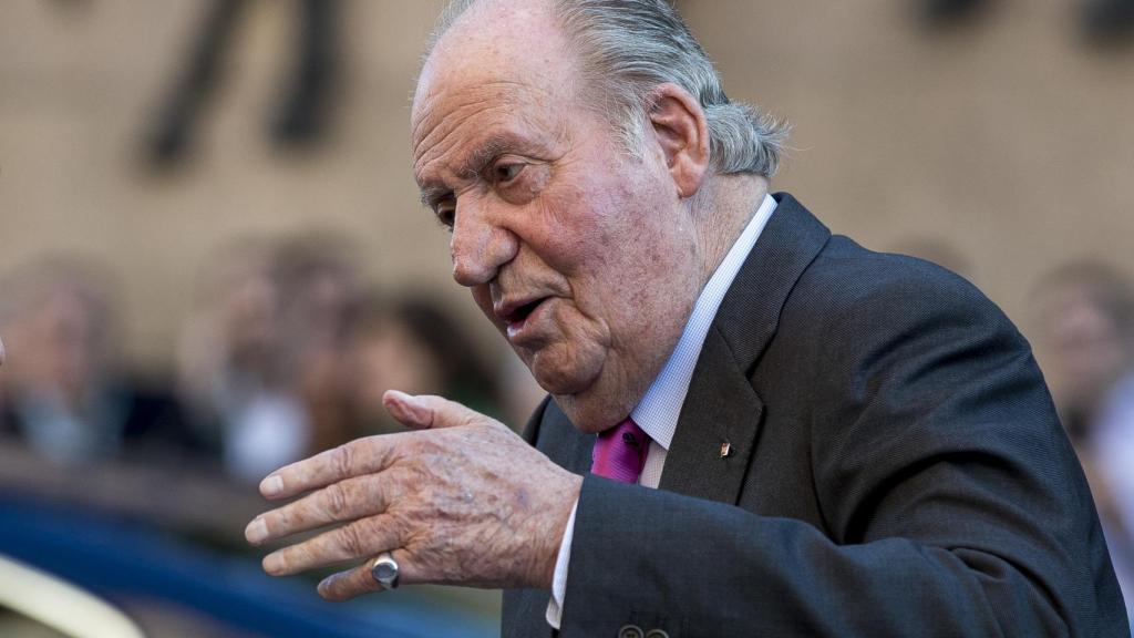 Juan Carlos I en la feria de San Isidro (Madrid).