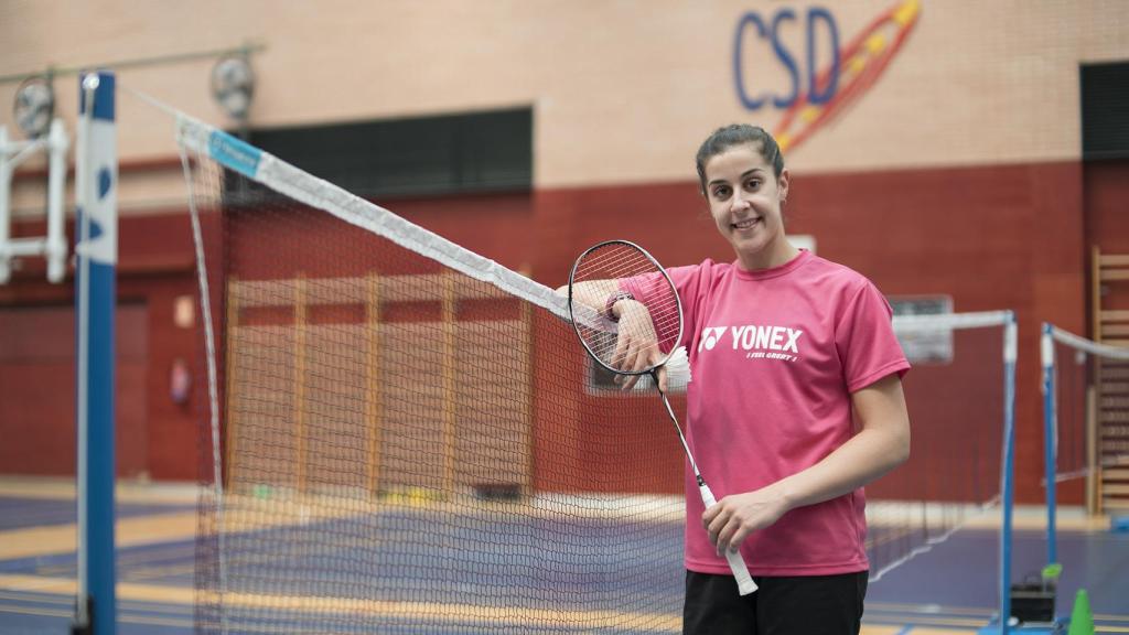 Carolina Marín posa para EL ESPAÑOL en el CAR.