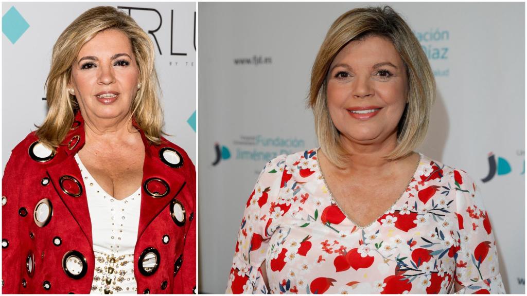 Carmen Borrego en un montaje junto a Terelu Campos.