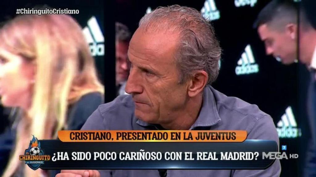 Petón en El Chiringuito. Foto: Twitter (@elchiringuitotv)