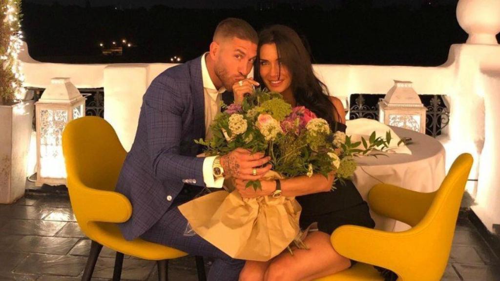 Sergio Ramos pide matrimonio a Pilar Rubio. Foto Twitter (@SergioRamos)