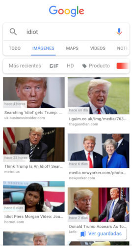 google trump idiot 4